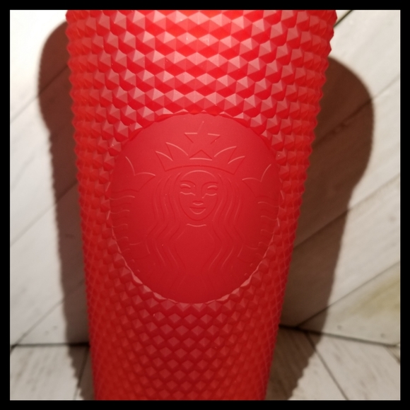 Starbucks Red Matte Studded Tumbler 2021 - Picture 2 of 5